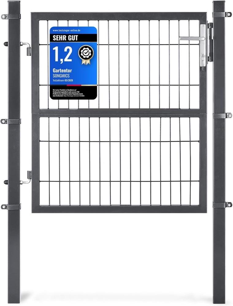 SONGMICS Gartentor GGD210GZ01 Grau