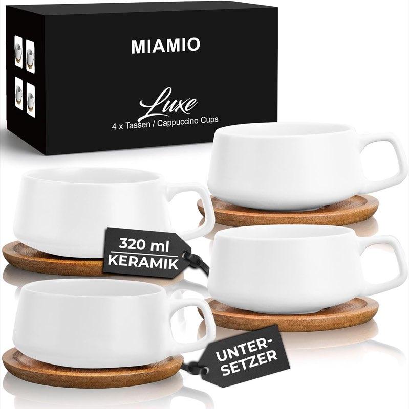 MIAMIO Luxe 4er Cremeweiß ~320 ml