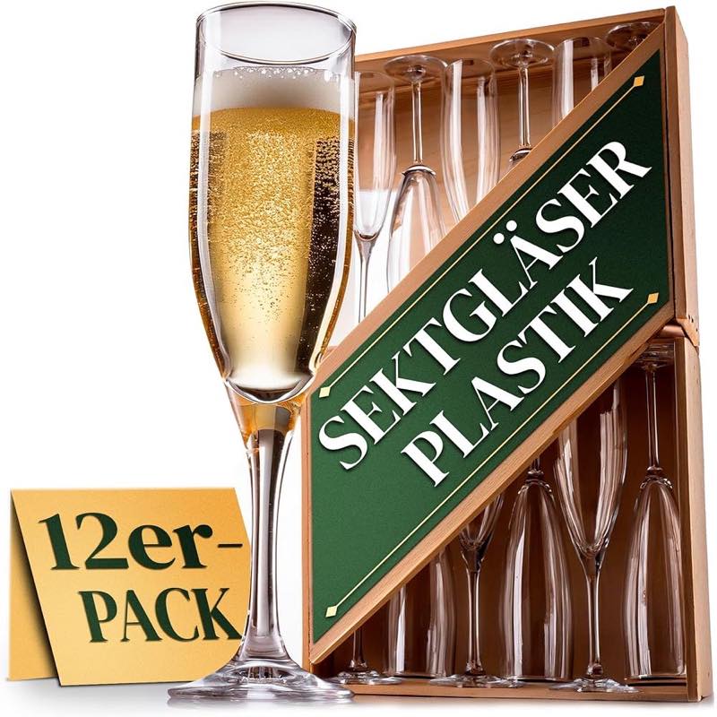 ActivoTex Tritan Sektgläser 150 ml 12er
