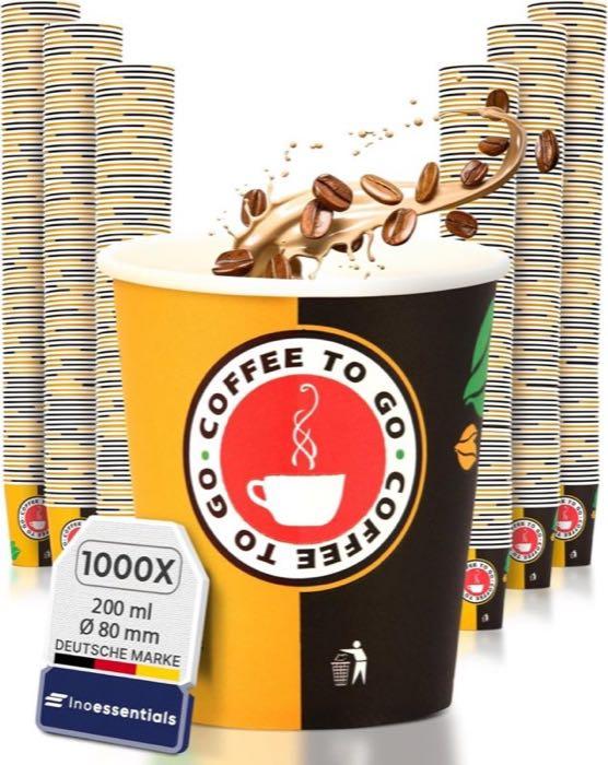 Inoverse Pappbecher 200 ml 1000er