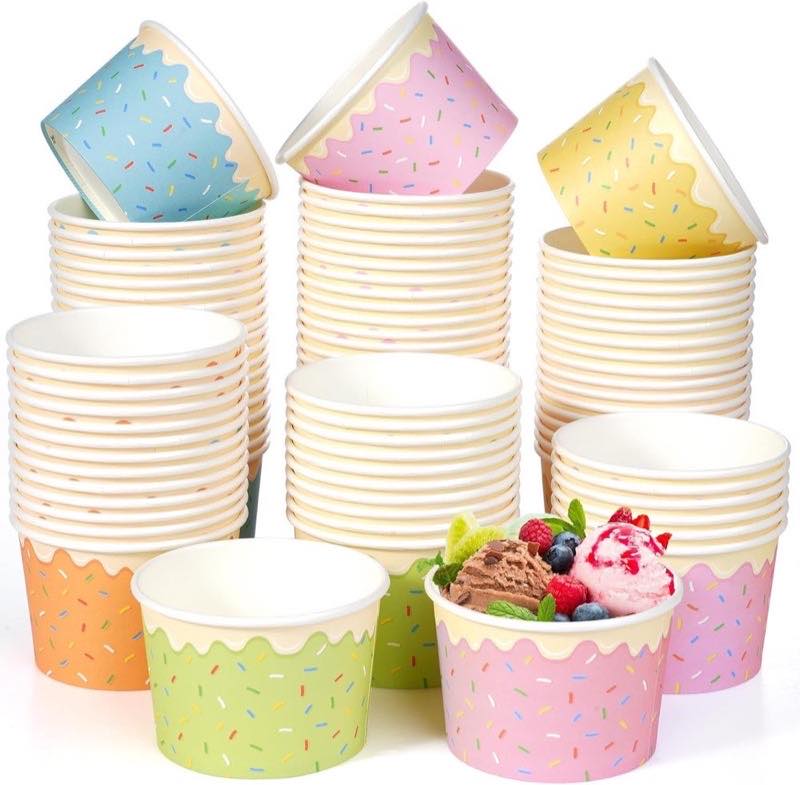 JOYELL Papp-Eisschalen 50×260 ml Streusel