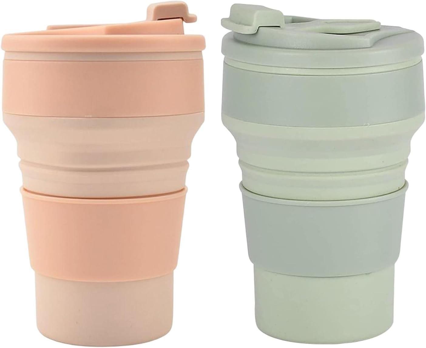 YIMINI Faltbecher 350 ml 2er-Set