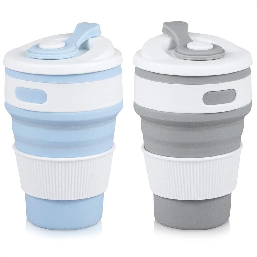 7WUNDERBAR Faltbecher 350 ml 2er-Set