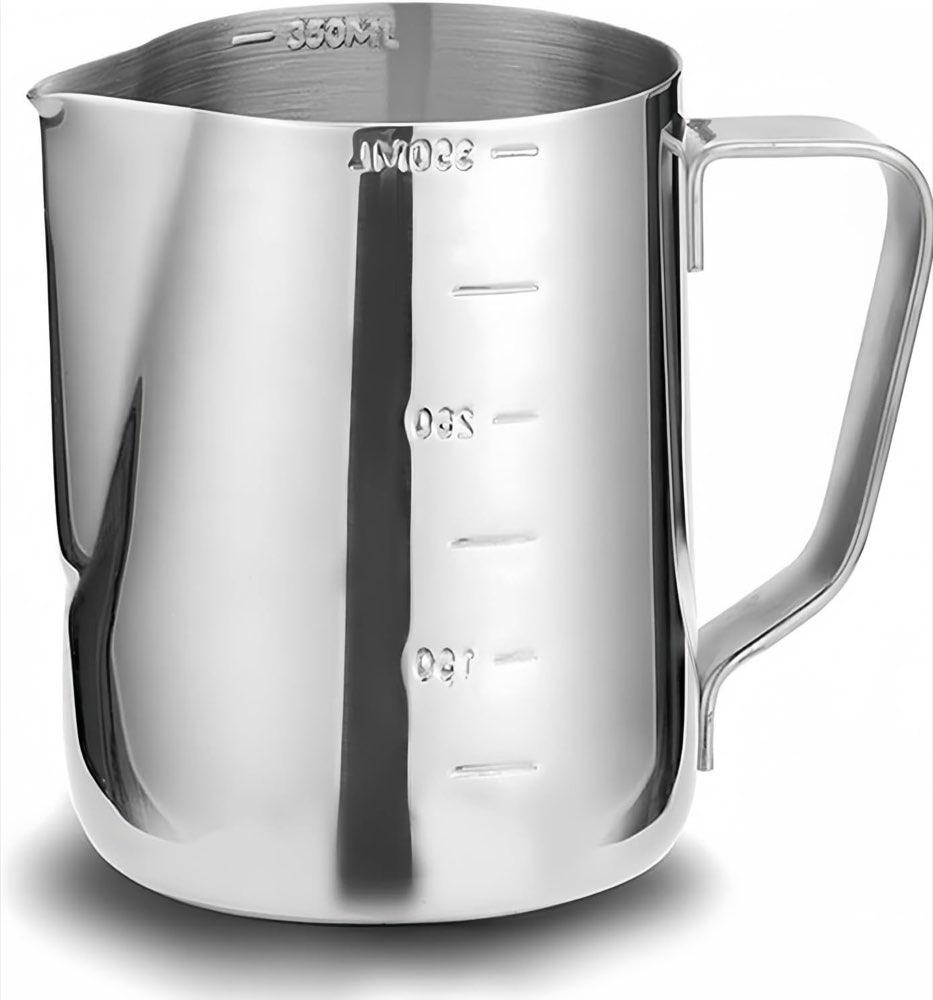 BASECENT BASECENT Milchaufschäumkrug Edelstahl 350 ml