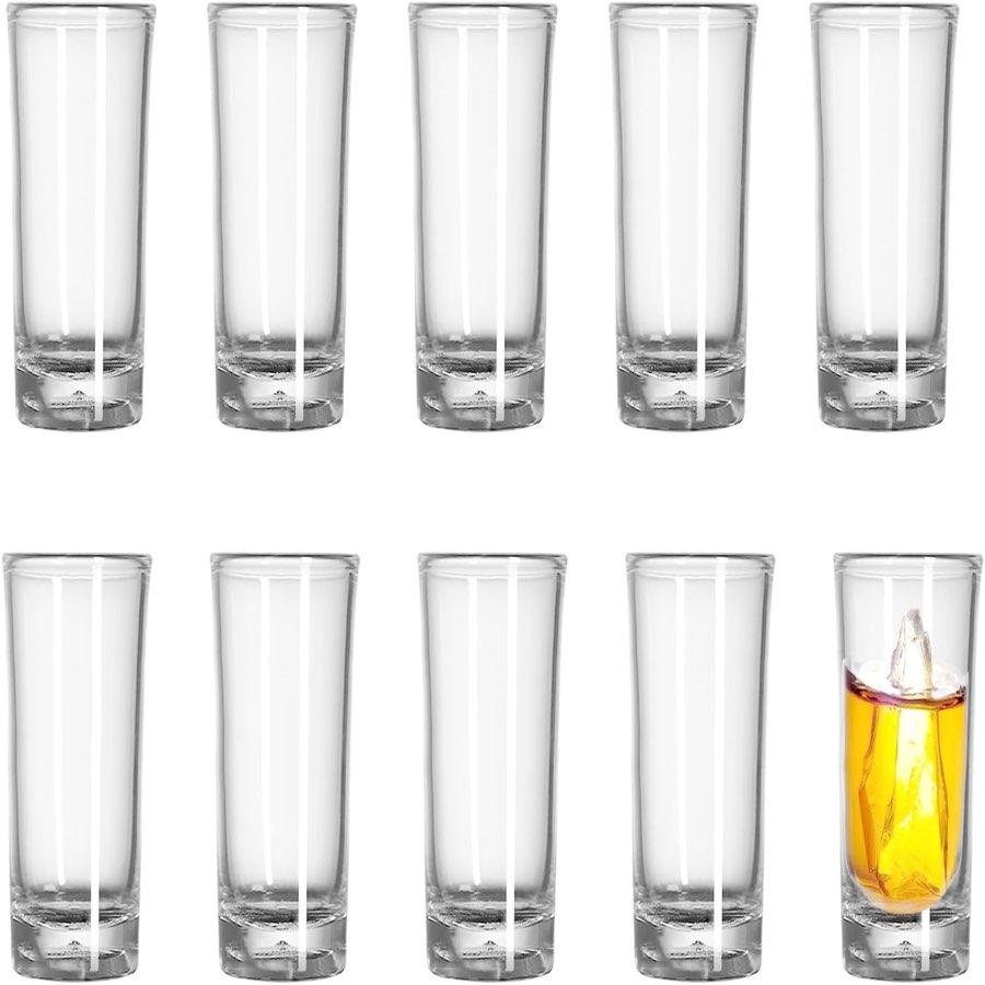 KPYZLBD hohe Shotgläser 50 ml 10er