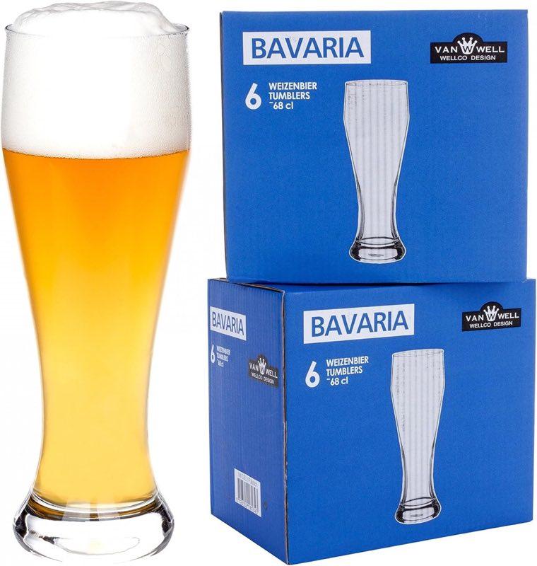 Van Well Van Well Bavaria Weizenbiergläser 0,5 l geeicht 12er
