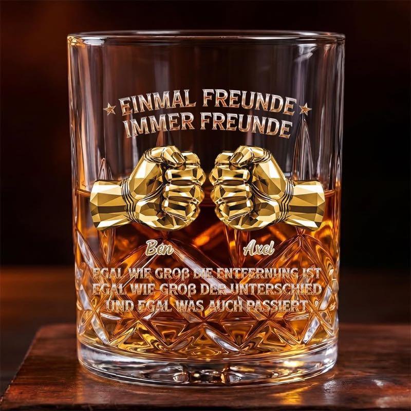 Geschenke Mall Personalisiertes Whiskyglas Modell 2