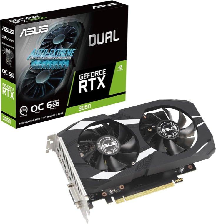 ASUS Dual GeForce RTX 3050 OC