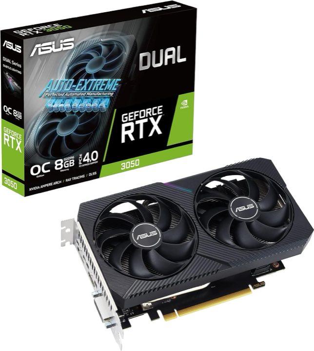ASUS Dual GeForce RTX 3050 V2 OC Edition 8GB GDDR6