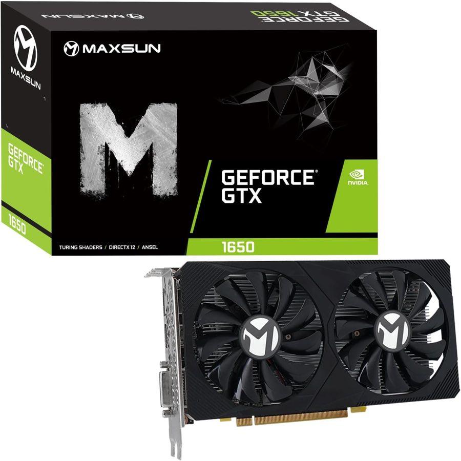 maxsun GeForce GTX 1650 4GB GDDR6 Dual Fan
