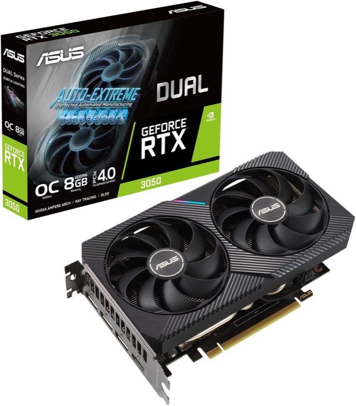 ASUS Dual GeForce RTX 3050 8GB OC