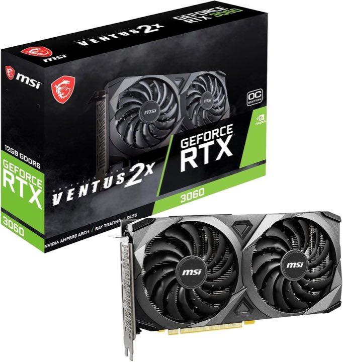 MSI GeForce RTX 3060 Ventus 2X 12G OC V1