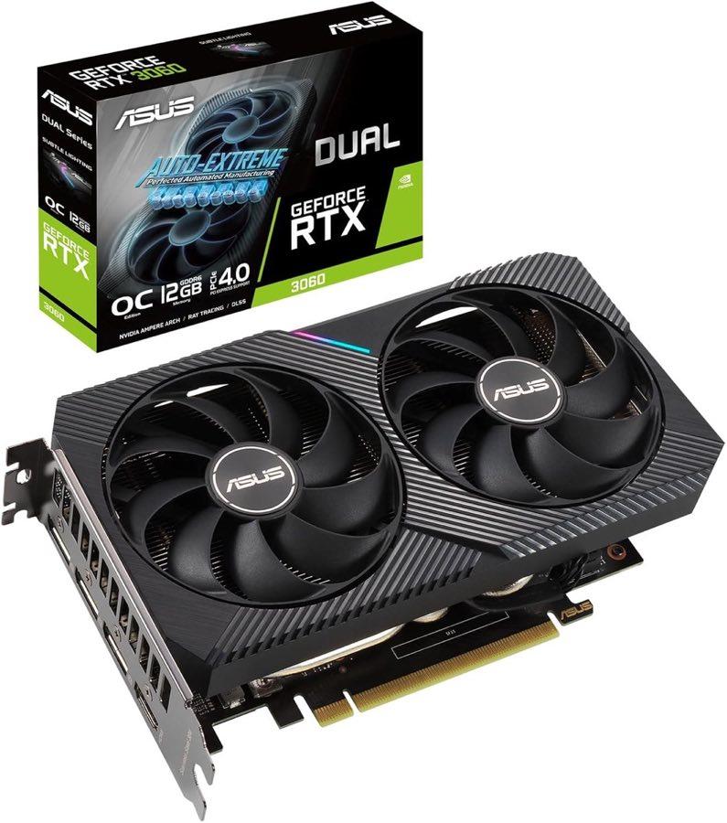 ASUS GeForce Dual RTX 3060 12GB V2 OC Edition