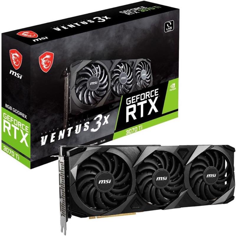 MSI GeForce RTX 3070 Ti Ventus 3X 8G OC