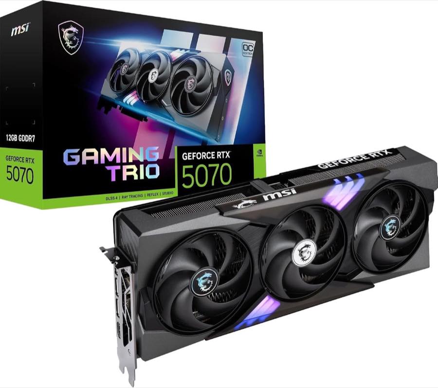 MSI GeForce RTX 5070 12G Gaming Trio OC
