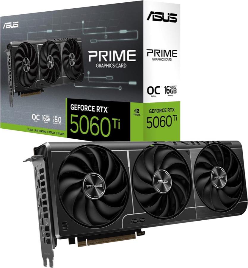 ASUS ASUS Prime GeForce RTX 5060 Ti OC 16GB