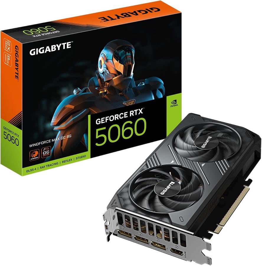 Gigabyte Gigabyte GeForce RTX 5060 WINDFORCE MAX OC 8G