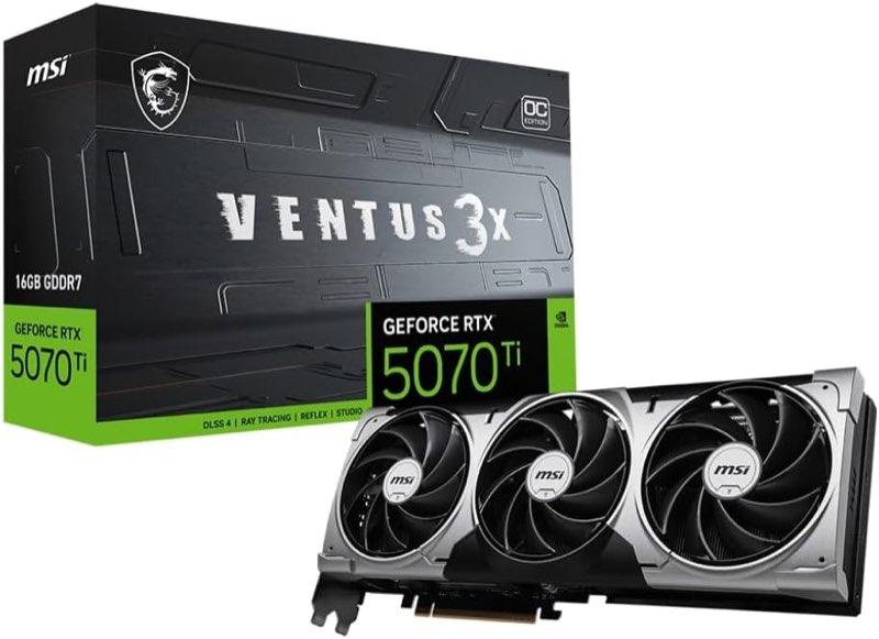MSI GeForce RTX 5070 Ti 16G Ventus 3X OC