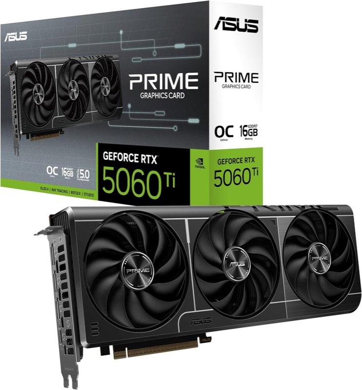 ASUS Prime GeForce RTX 5060 Ti 16GB GDDR7 OC
