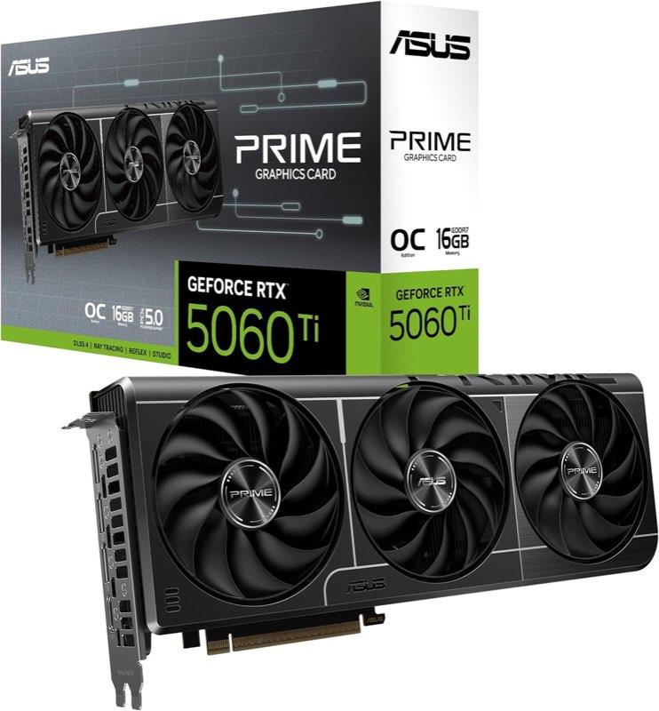 ASUS Prime GeForce RTX 5060 Ti OC 16GB