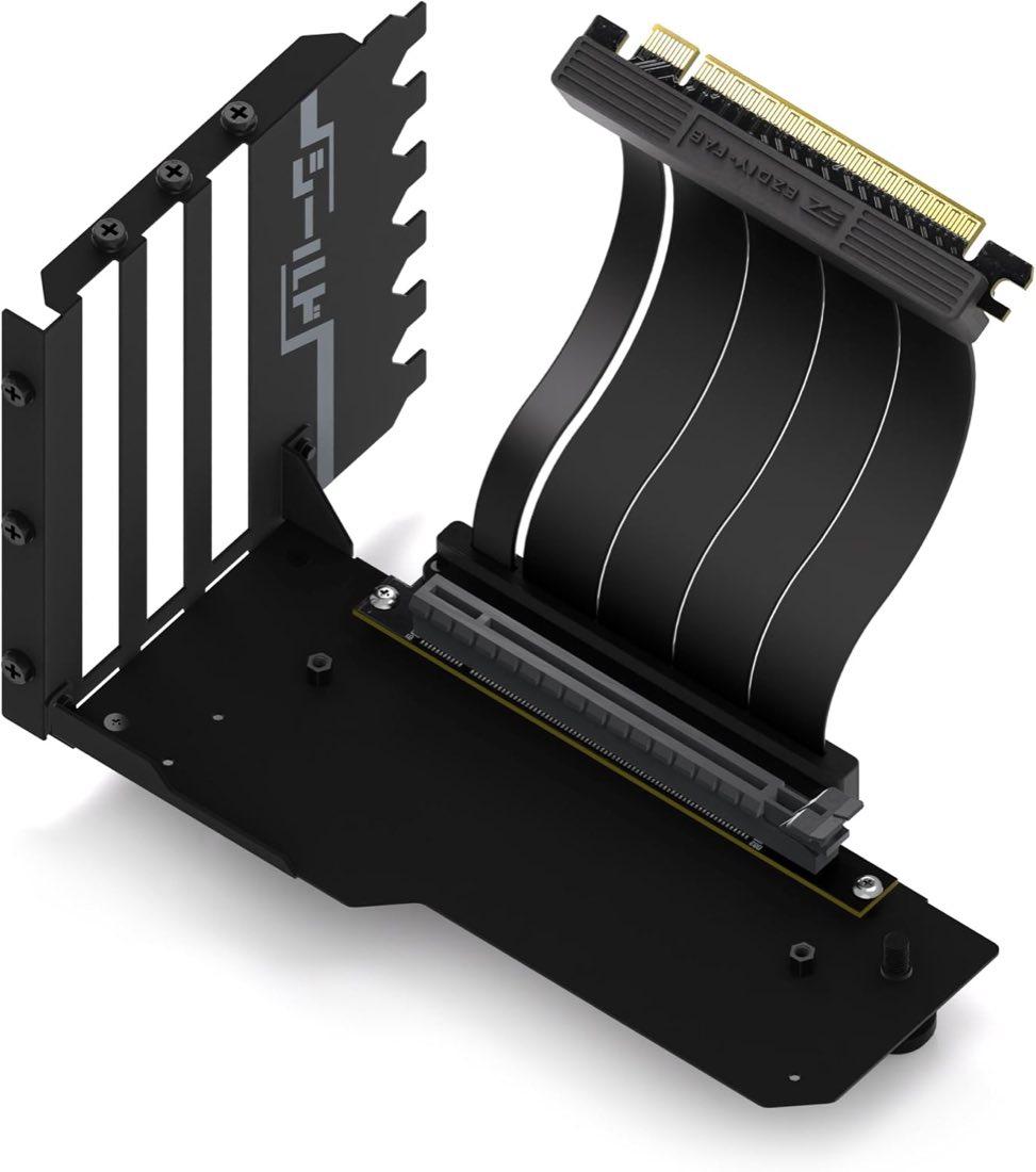 EZDIY-FAB Shield GPU-Halter, 115 mm, Schwarz