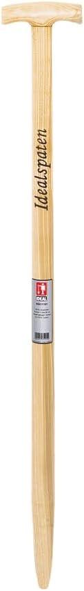 IDEAL Spatenstiel Esche T 85 cm – Testsieger Spatenstiel