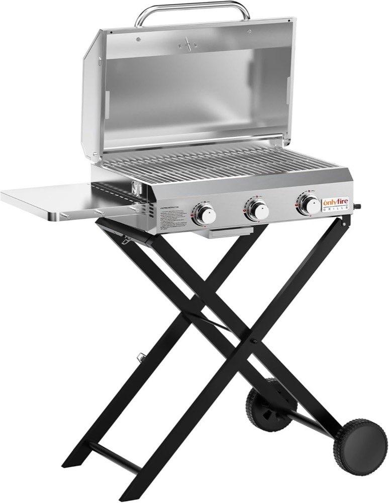 Onlyfire 3-Brenner Grillwagen