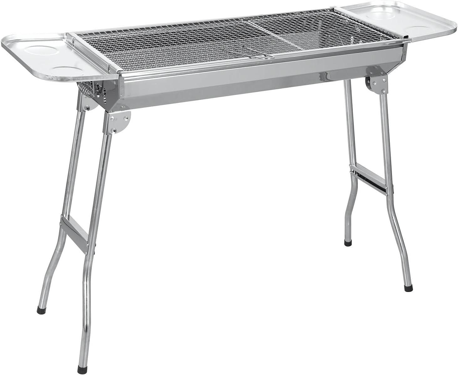 SunJas Edelstahl-Faltgrill