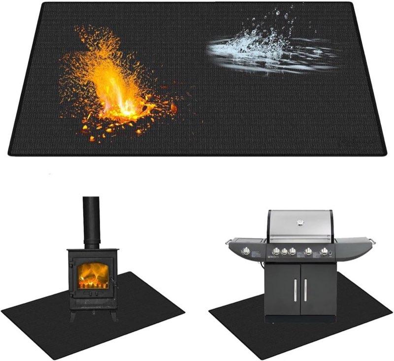 Leerweii Grillmatte Bodenschutz 100 × 180 cm