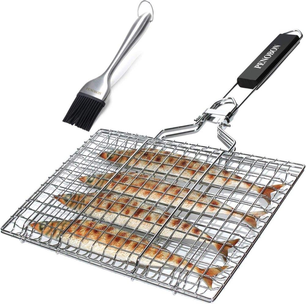 penobon Fisch-Grillkorb faltbar