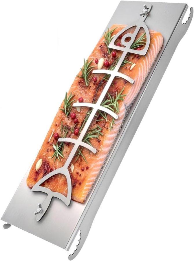 WELL GRILL Flammlachsbrett Edelstahl