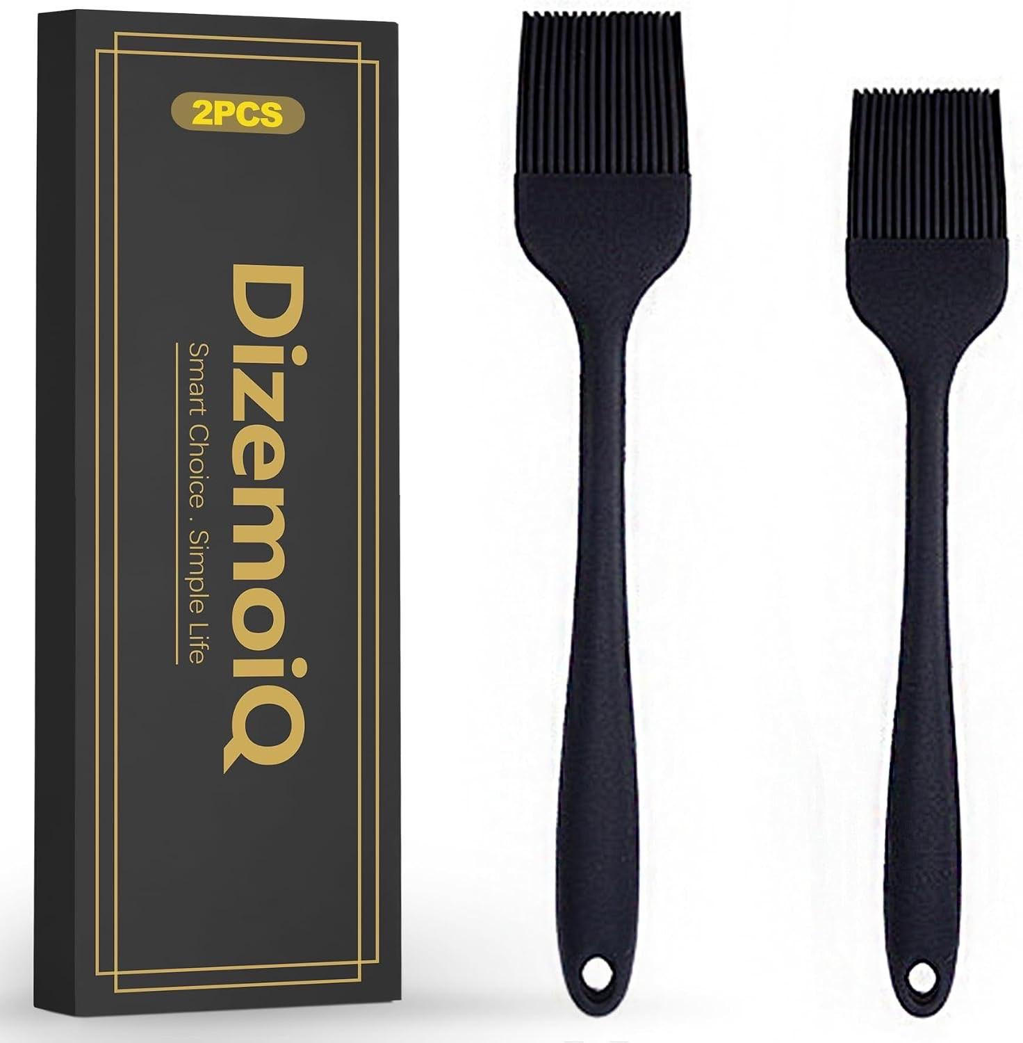 DizemoiQ Silikon-Back-/Grillpinsel 2er-Set