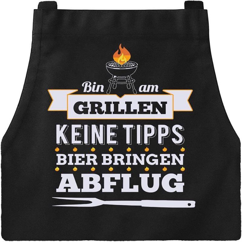 Grillschürze Bin am Grillen
