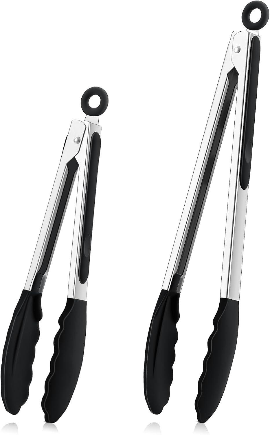 TEAMFAR Küchenzange 2er Silikon 23,7/30,3 cm