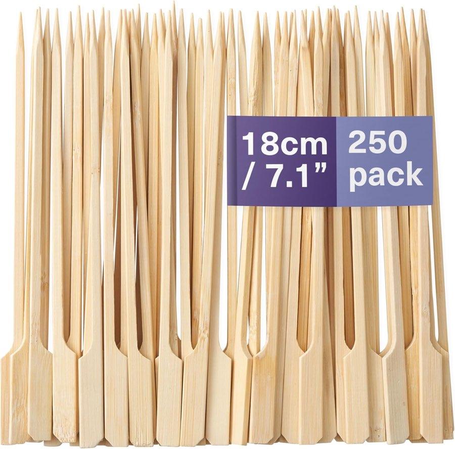MATANA 250er flache Bambusspieße 18 cm