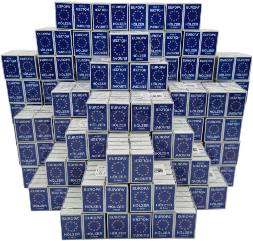 EUROPA Zündhölzer 800 Schachteln