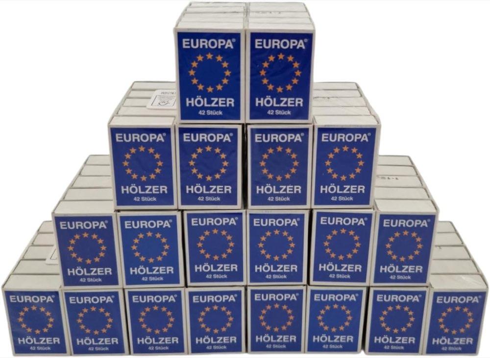 EUROPA Zündhölzer 100 Schachteln