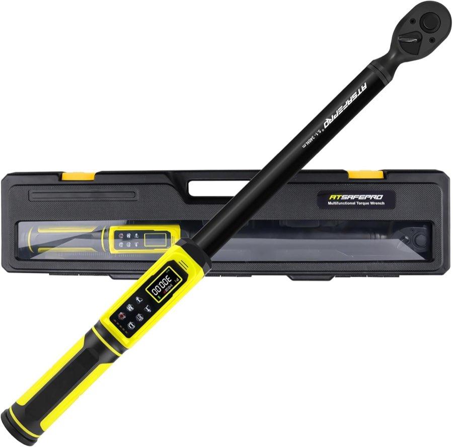 ATsafepro Digitaler Drehmomentschlüssel 1/2 Zoll 5,1–340 Nm