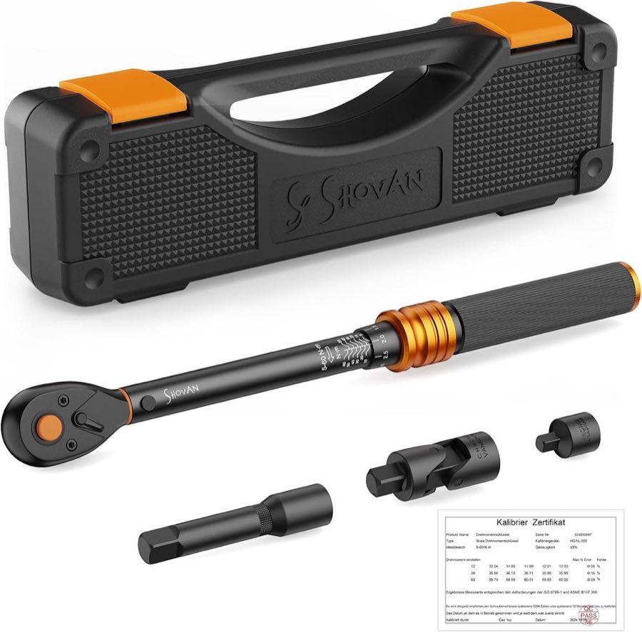 ss shovan Drehmomentschlüssel-Set 3/8 Zoll 5–60 Nm