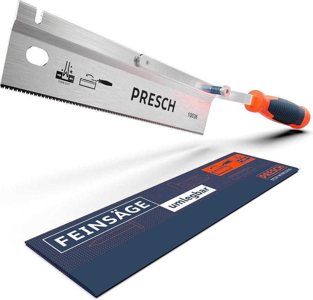Presch Feinsäge 250 mm gekröpft