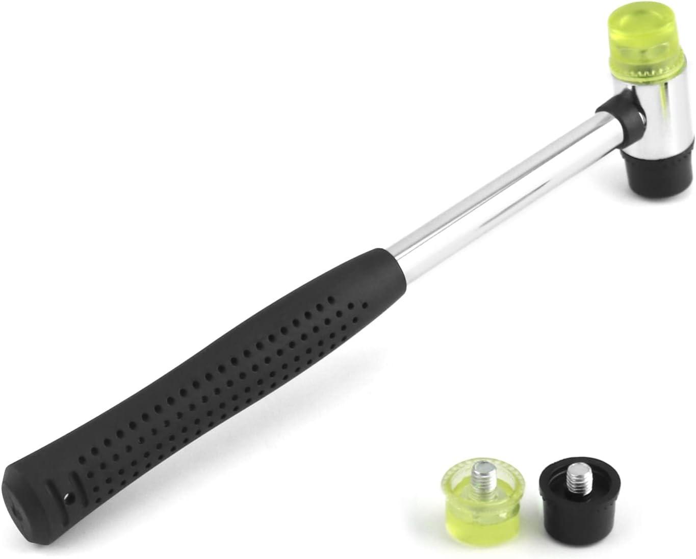 QWORK Mini-Doppelkopf 25 mm mit Ersatz