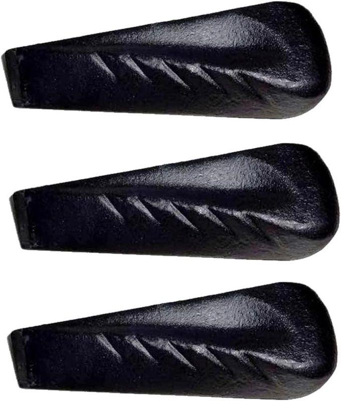 BigDean 3× Drehspalt-Keil 21,5 × 6 cm schwarz