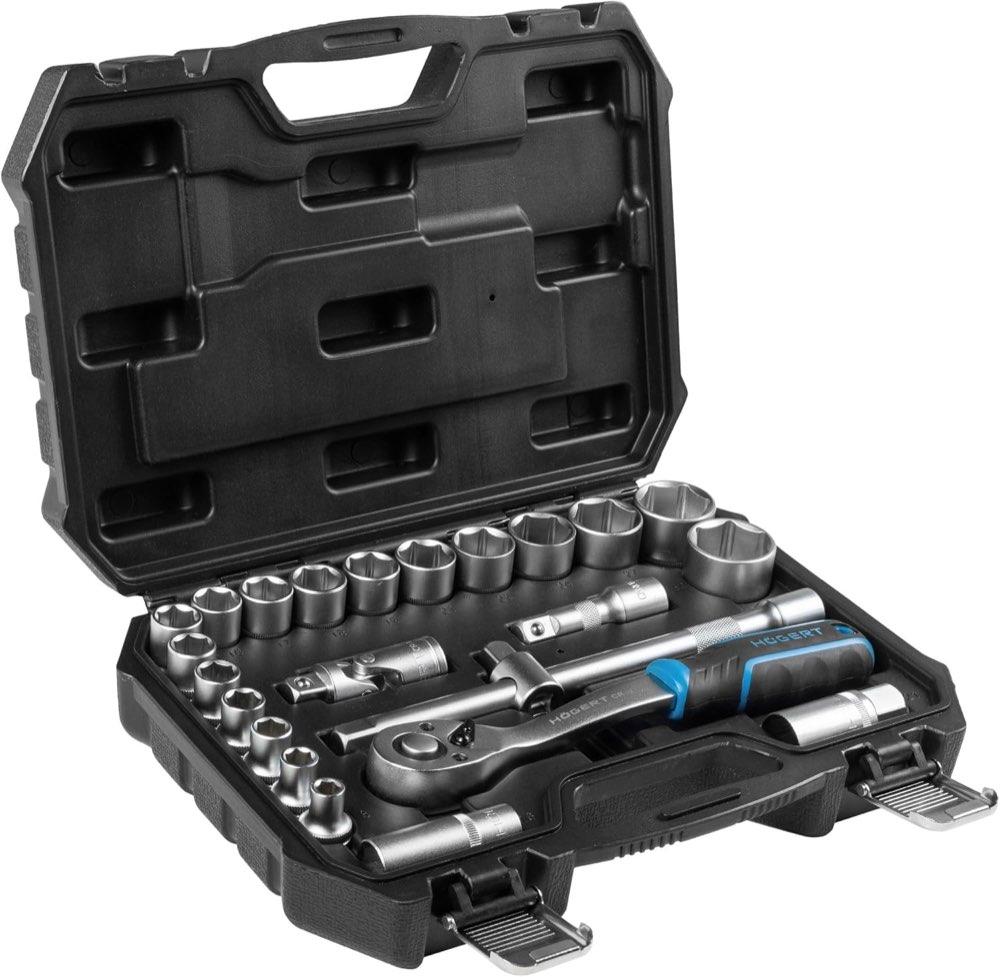 Högert Technik Steckschlüsselsatz 24-tlg. 1/2"