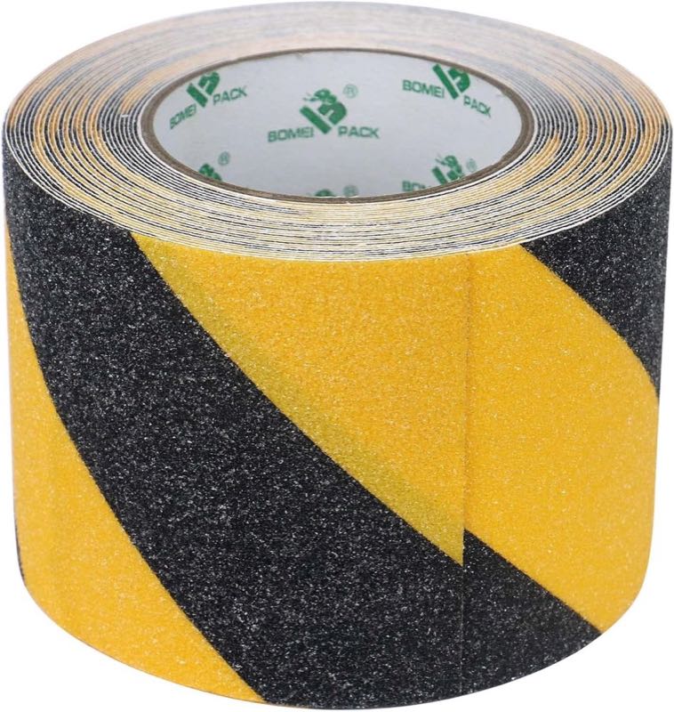 BOMEI PACK Grip-Tape 100 mm×10 m schwarz-gelb