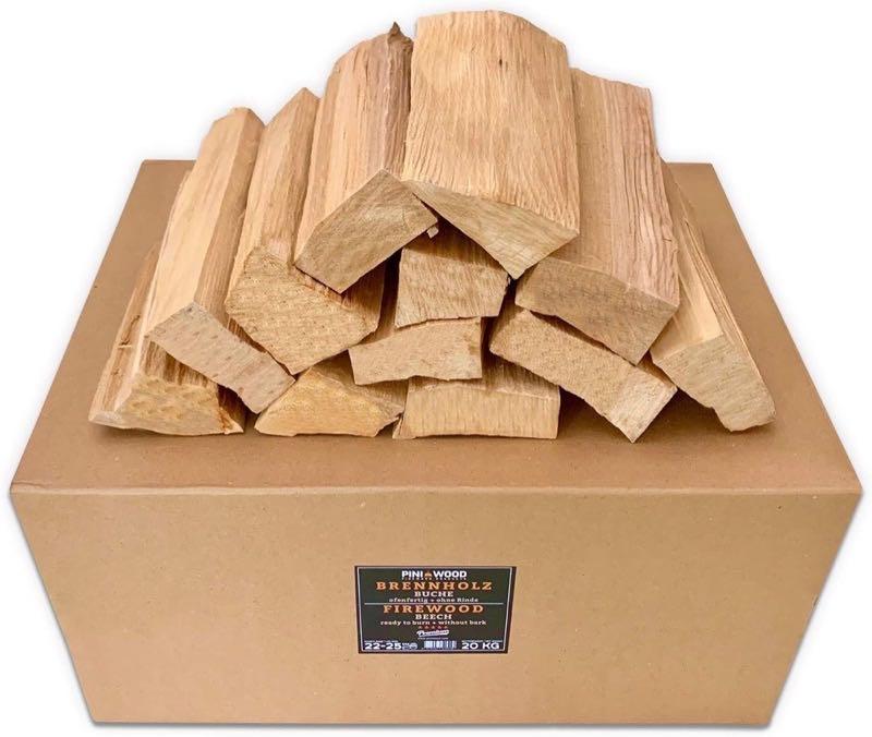 PINI Grillholz Buche ohne Rinde 20 kg