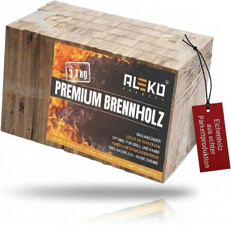 Aleko Parkett Anzündholz Eiche 3,7 kg