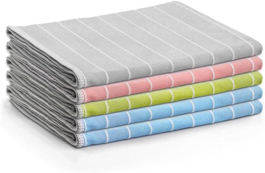 Das Blaue Wunder Brillant Reinigungstuch 5er 40×50 BUNT