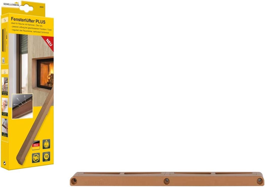 Schellenberg Fensterlüfter Plus braun 46608