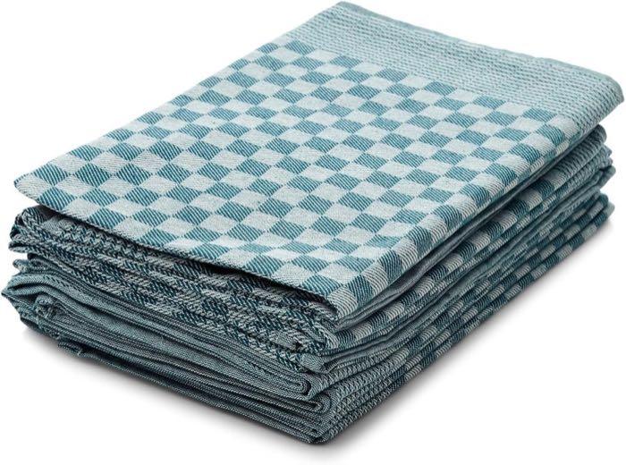 Hometex Zwirn-Grubentücher 10er 50×70 cm Petrol