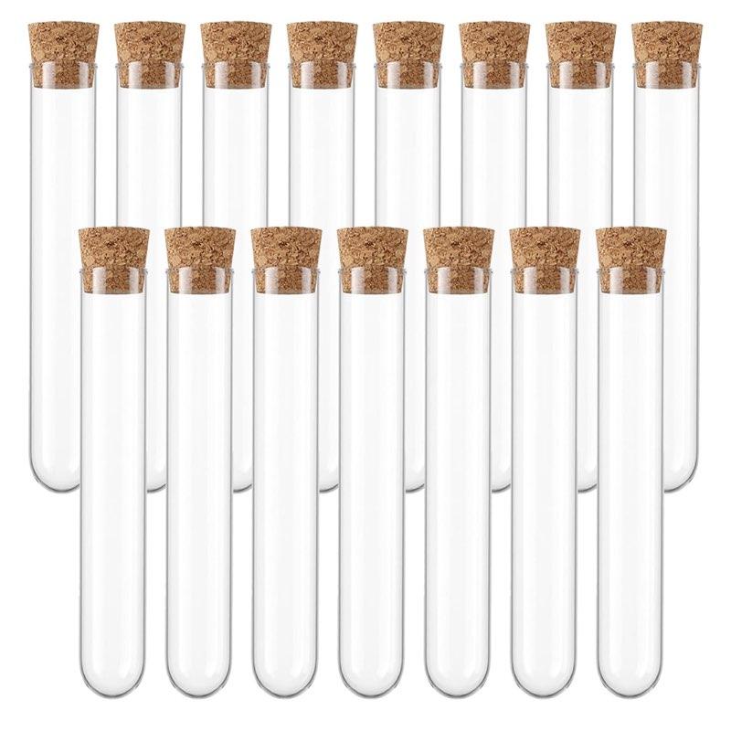 LABUYI 15 Kunststoff-Reagenzgläser 12×75 mm